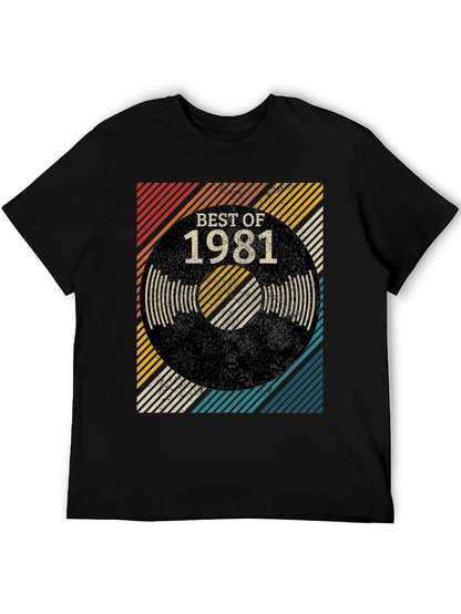 Best of 1981 Retro Vinyl T-Shirt