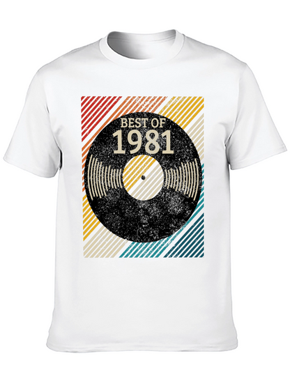 Best of 1981 Retro Vinyl T-Shirt