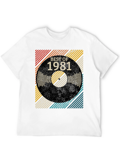 Best of 1981 Retro Vinyl T-Shirt