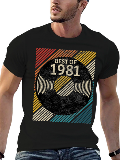 Best of 1981 Retro Vinyl T-Shirt