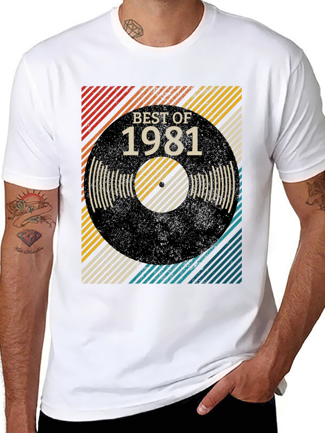 Best of 1981 Retro Vinyl T-Shirt