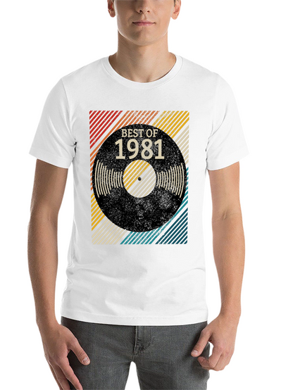 Best of 1981 Retro Vinyl T-Shirt