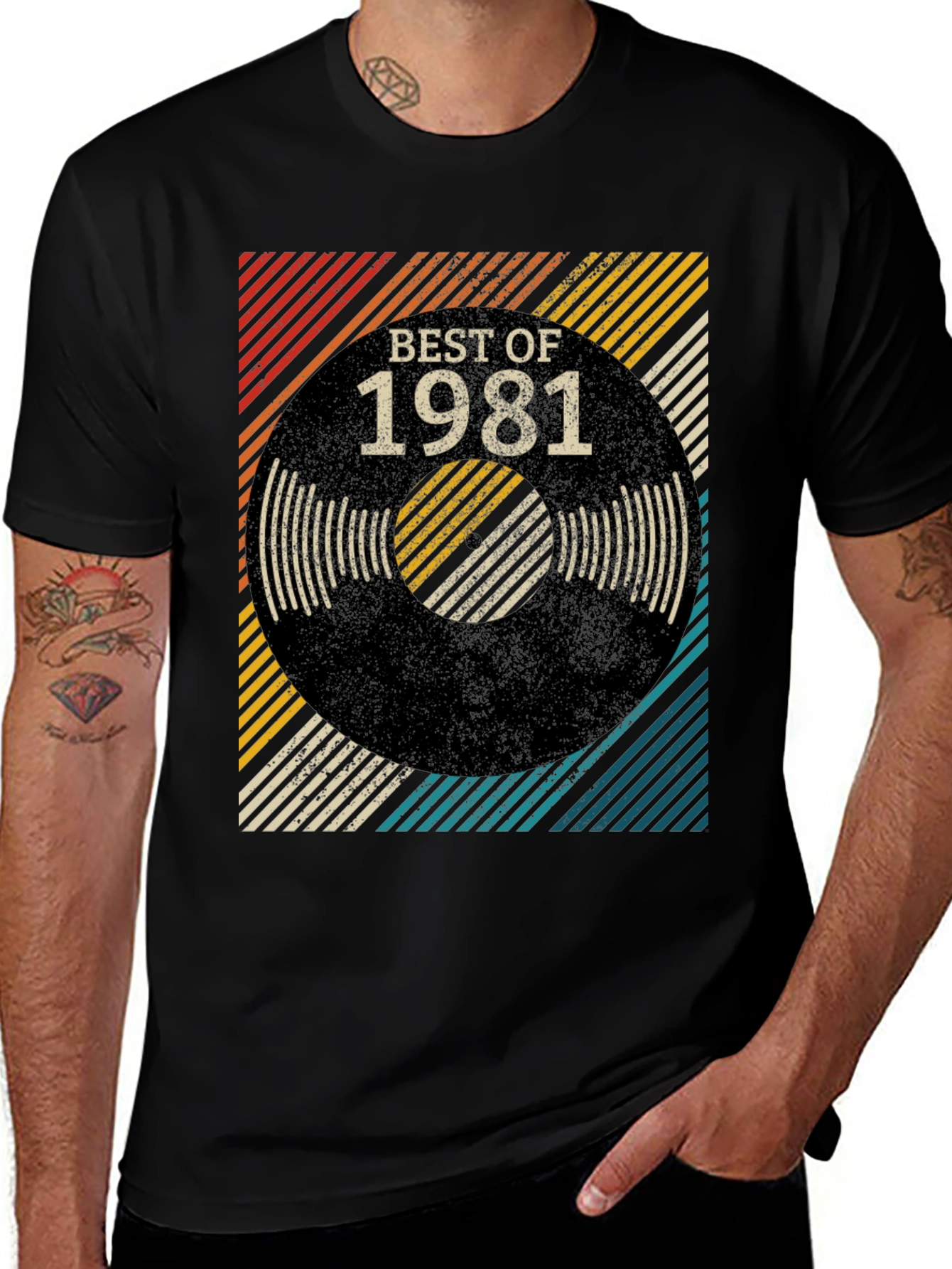 Best of 1981 Retro Vinyl T-Shirt