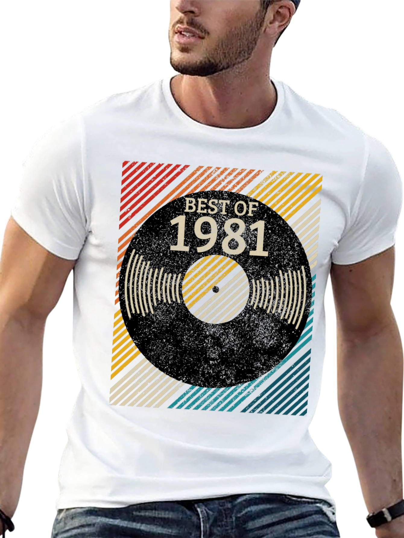 Best of 1981 Retro Vinyl T-Shirt