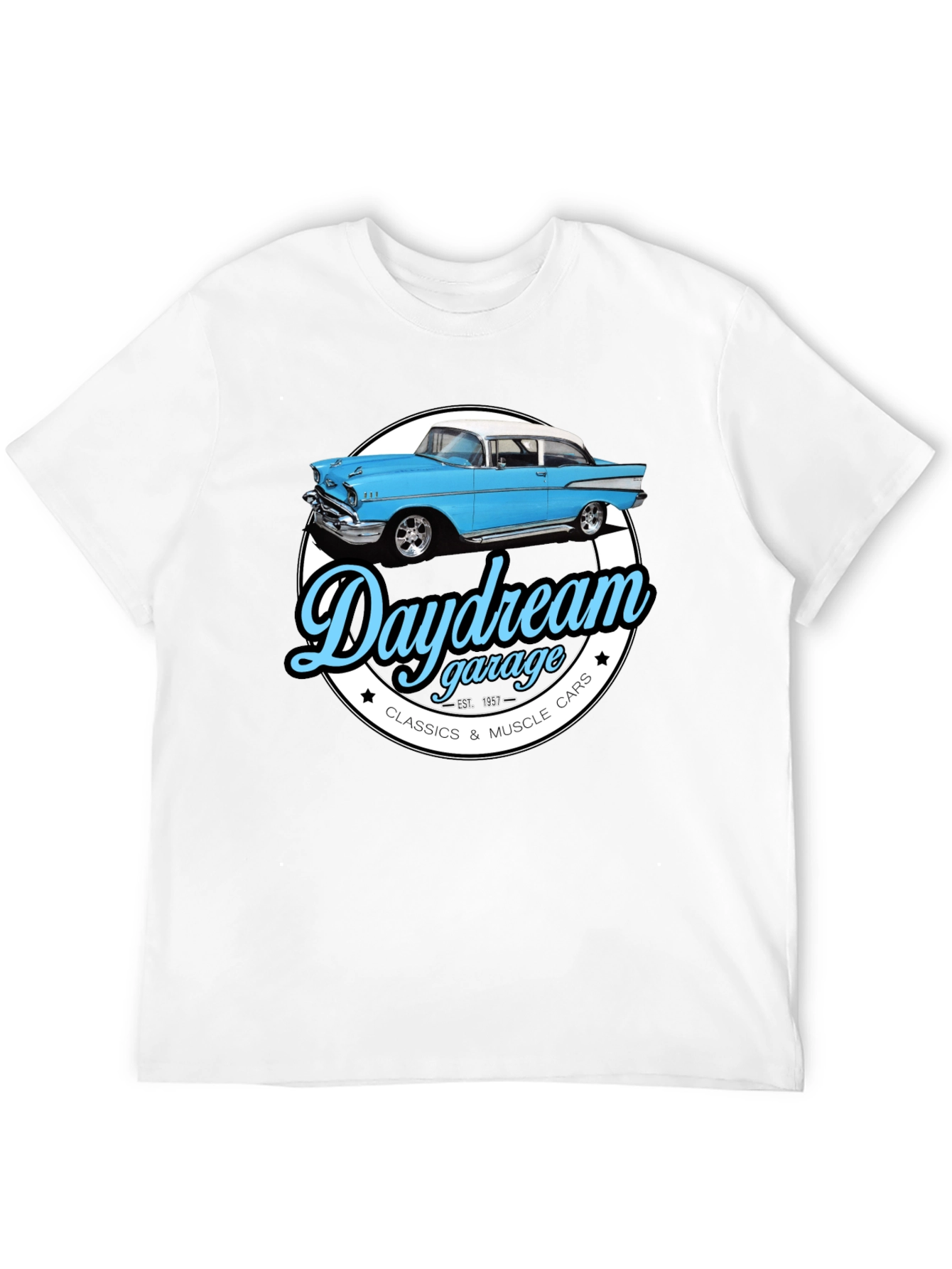 Daydream Garage Classic Car Graphic T-Shirt