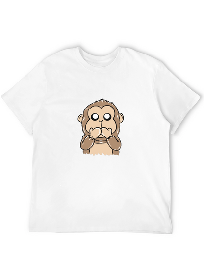 Speak No Evil Monkey Graphic T-Shirt
