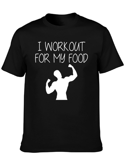Workout for Food Graphic Tee