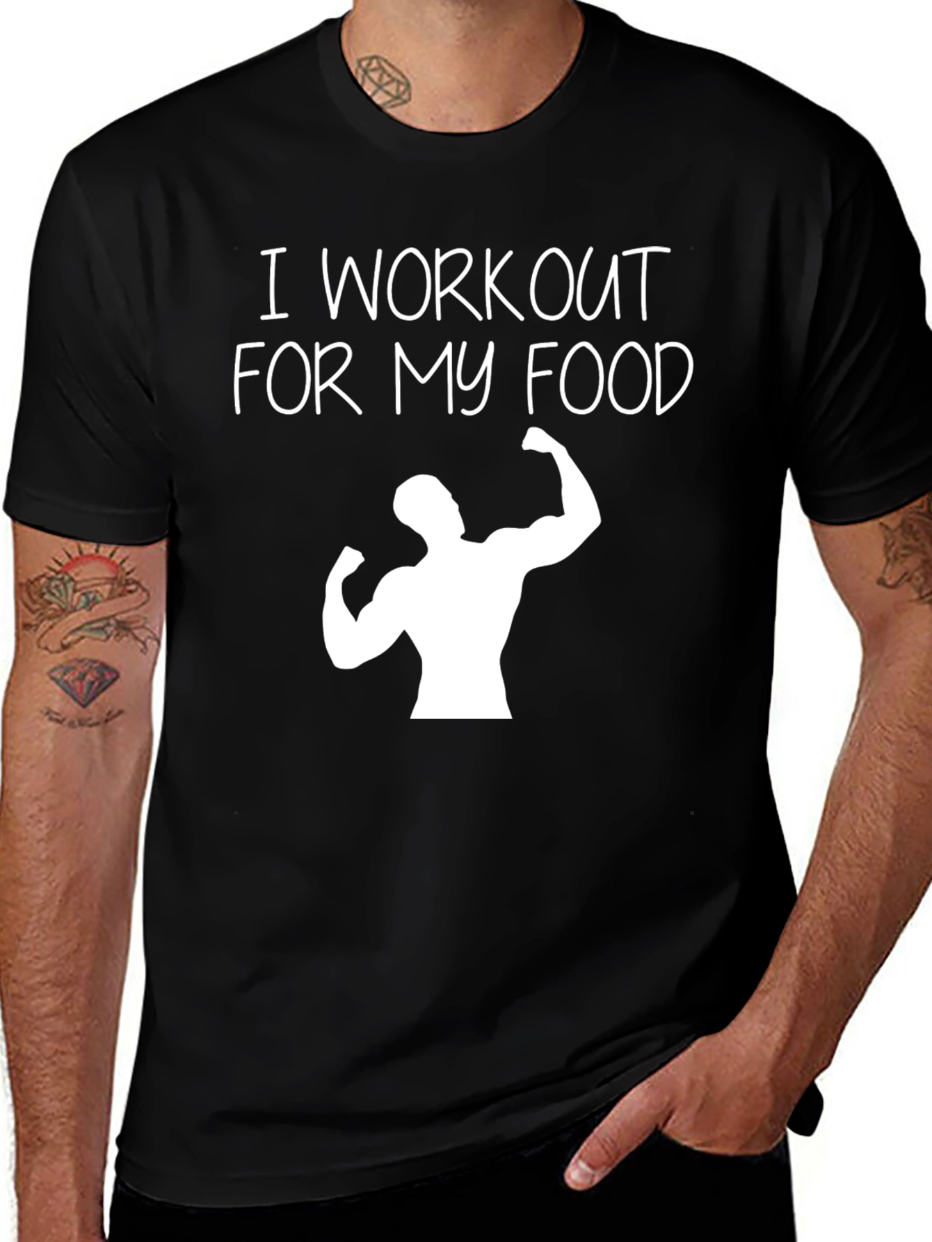 Workout for Food Graphic Tee
