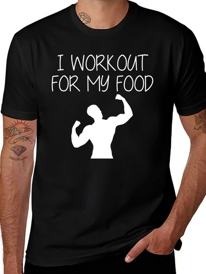 Workout for Food Graphic Tee