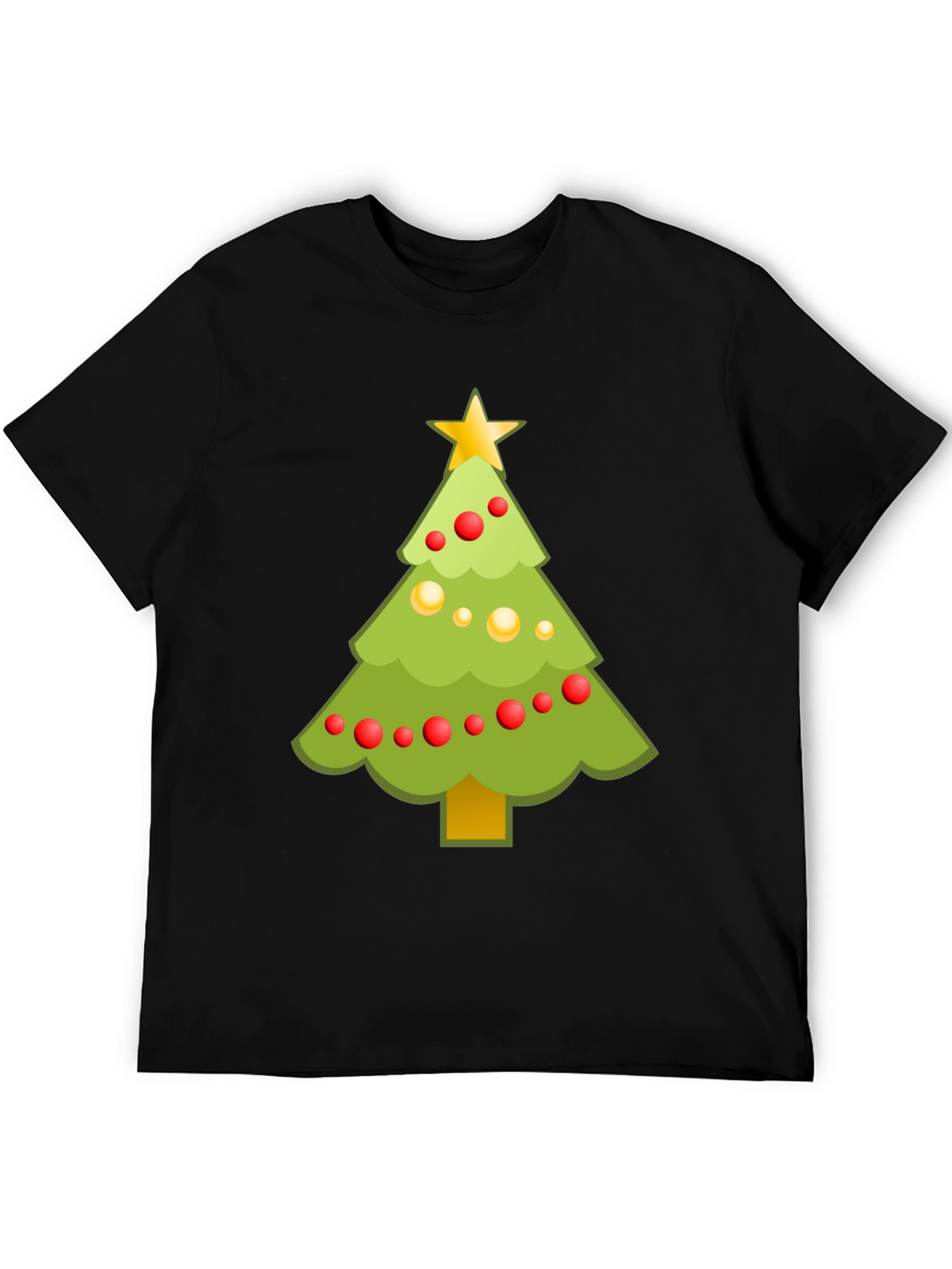 Festive Christmas Tree Graphic Tee - Holiday Cheer