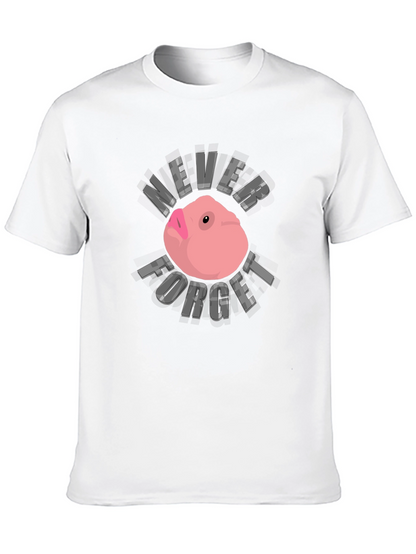 Never Forget Funny Guinea Pig Black T-Shirt