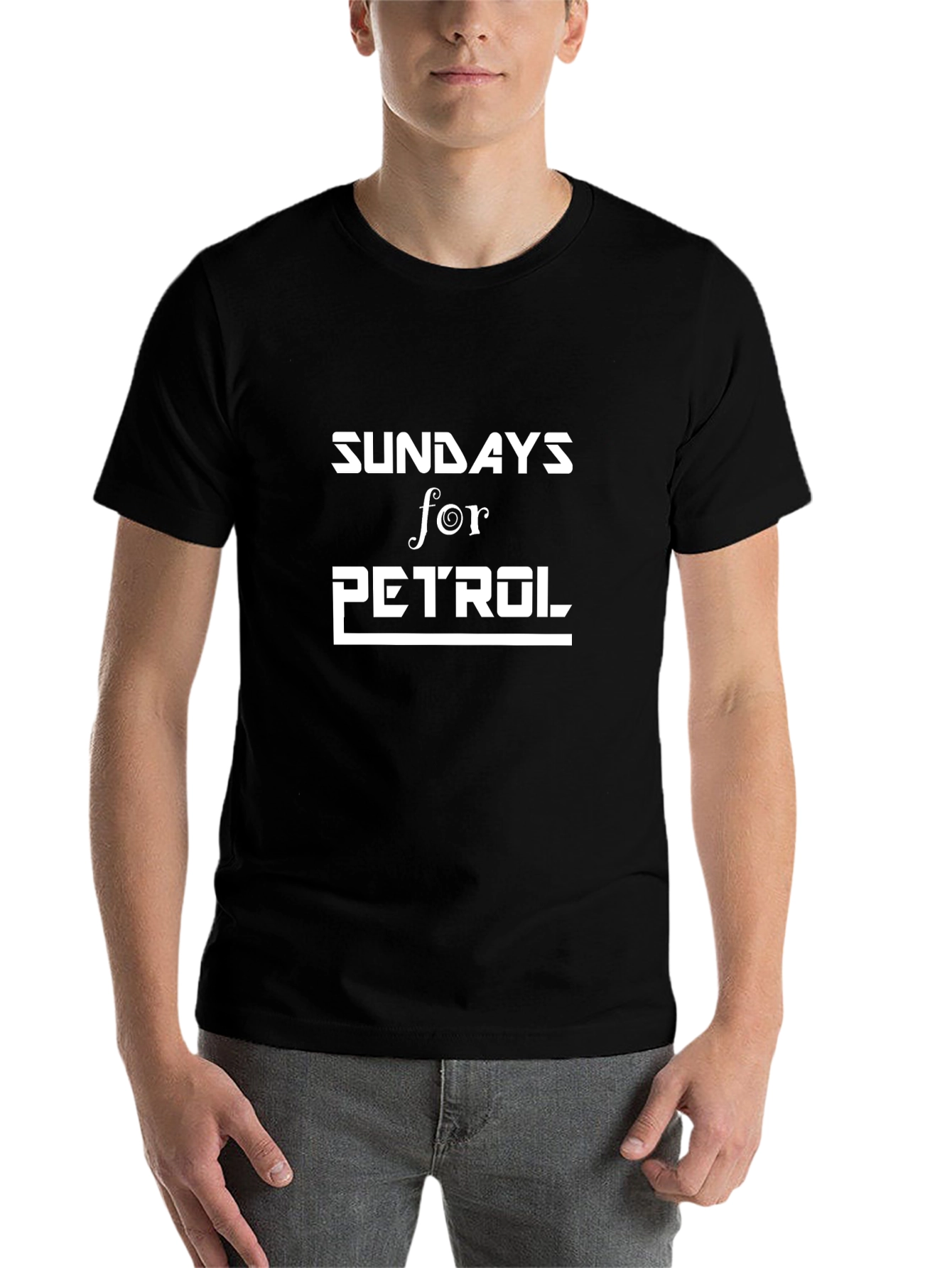 Sundays for Petrol Graphic Black Tee