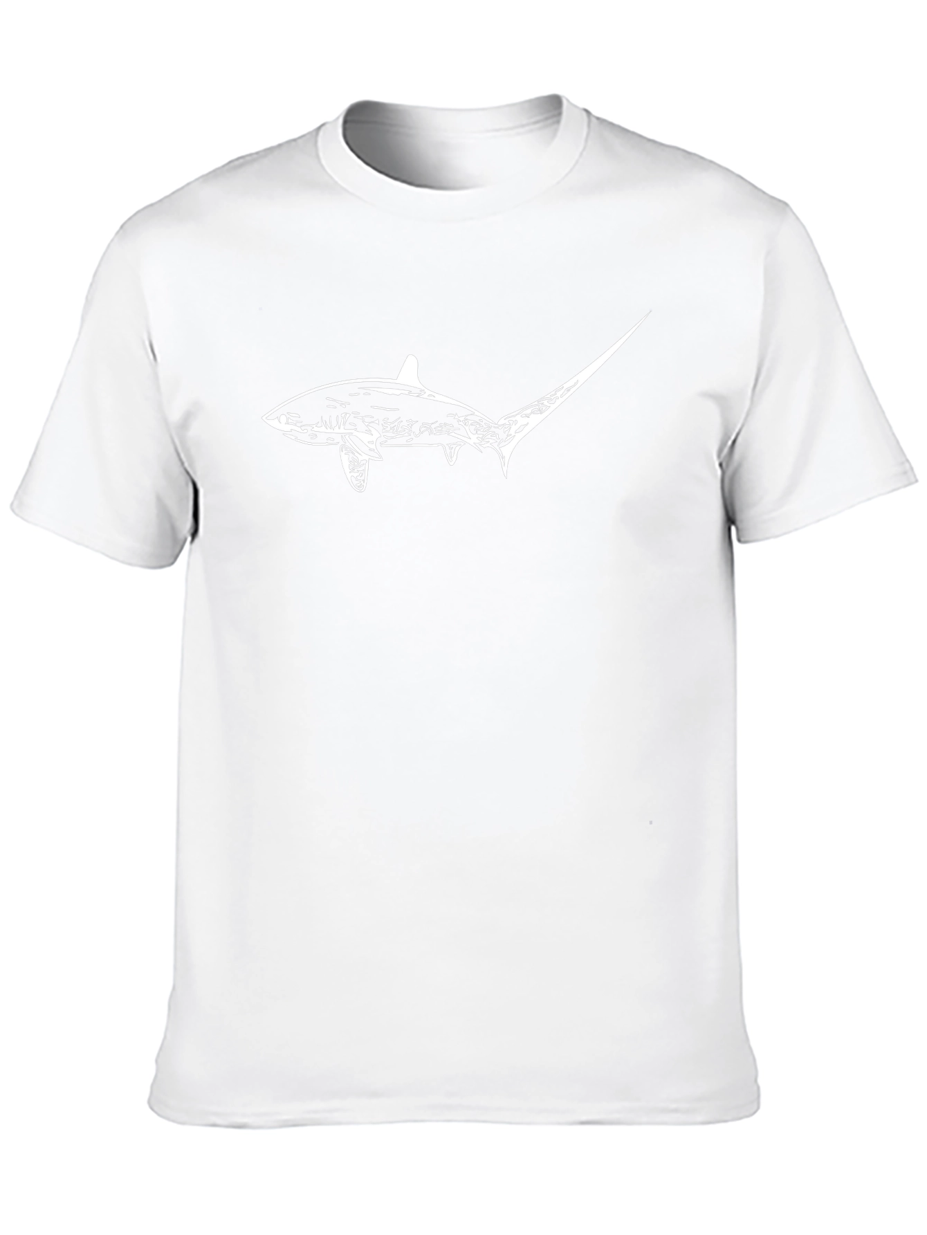 Shark Graphic Tee - Mens Black Short Sleeve