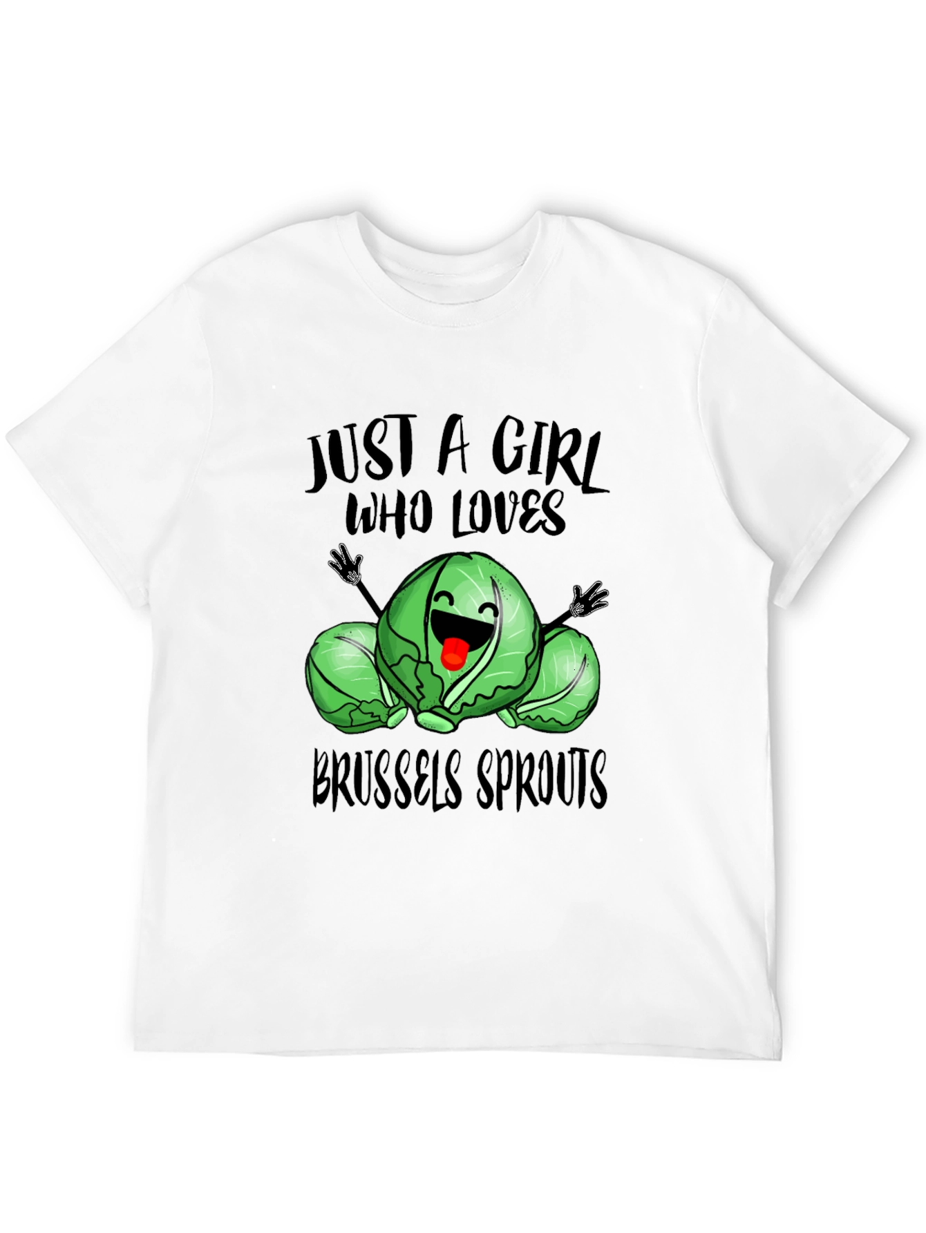 Brussels Sprouts Lover T-Shirt - Cute Girls Tee