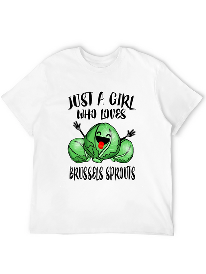 Brussels Sprouts Lover T-Shirt - Cute Girls Tee