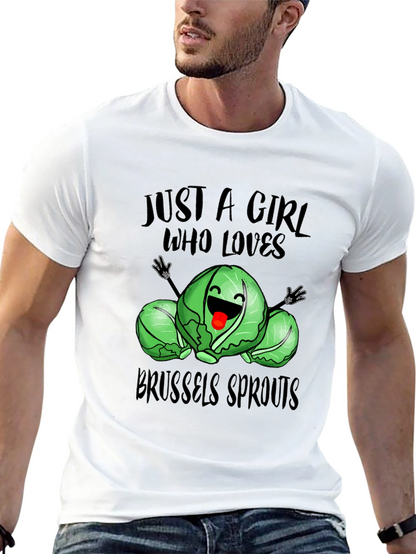 Brussels Sprouts Lover T-Shirt - Cute Girls Tee