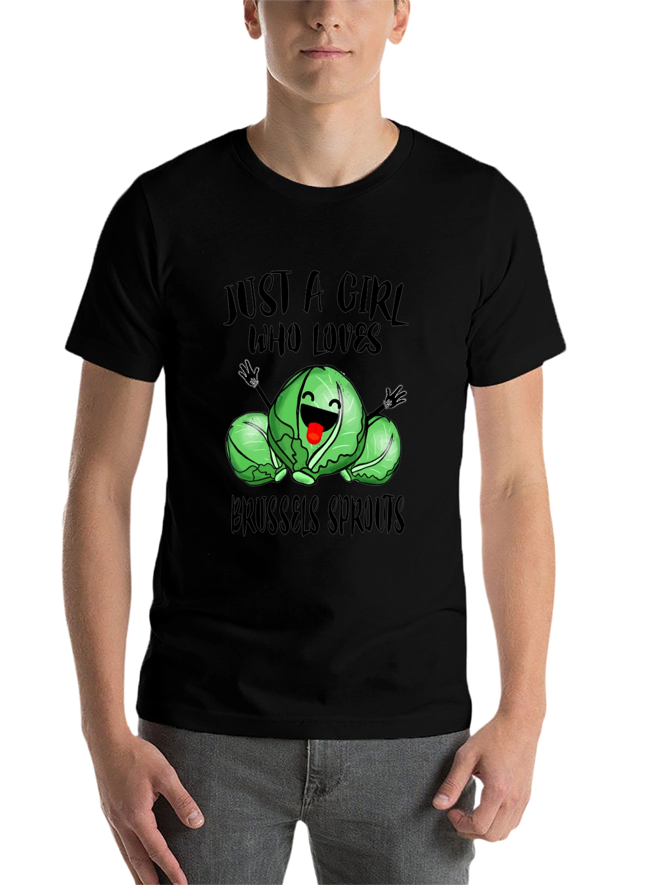 Brussels Sprouts Lover T-Shirt - Cute Girls Tee