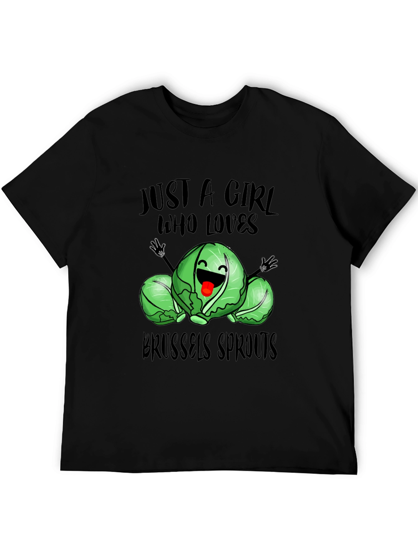 Brussels Sprouts Lover T-Shirt - Cute Girls Tee