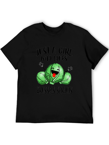 Brussels Sprouts Lover T-Shirt - Cute Girls Tee