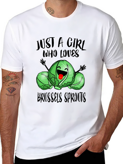 Brussels Sprouts Lover T-Shirt - Cute Girls Tee
