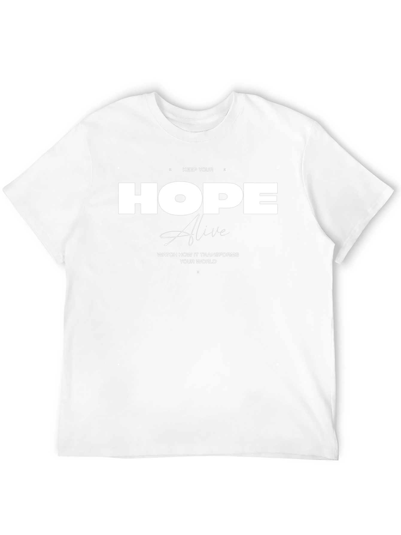 Keep Your Hope Alive Black Graphic Tee