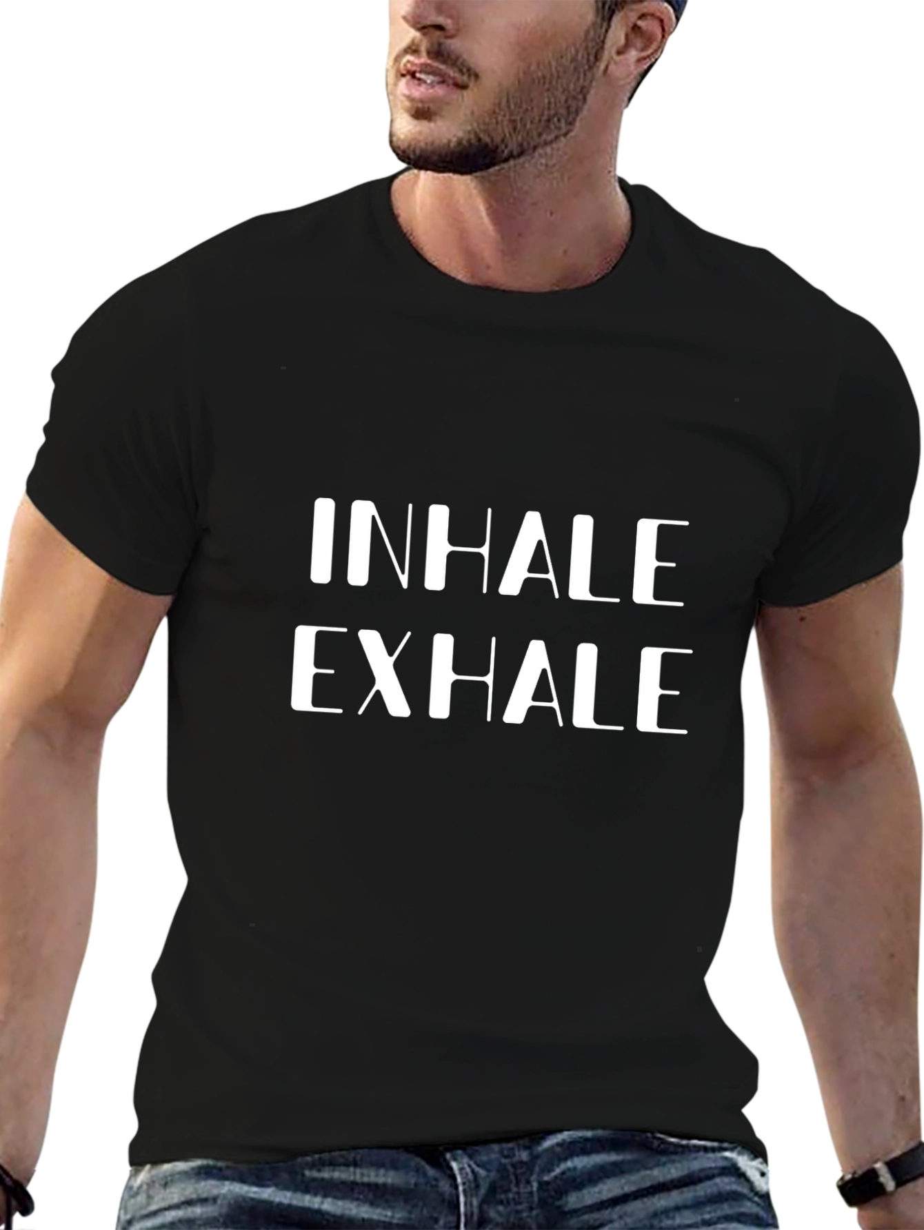 Inhale Exhale Graphic Tee - Breathwork Inspired Shirt