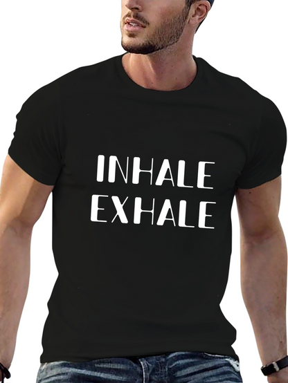 Inhale Exhale Graphic Tee - Breathwork Inspired Shirt