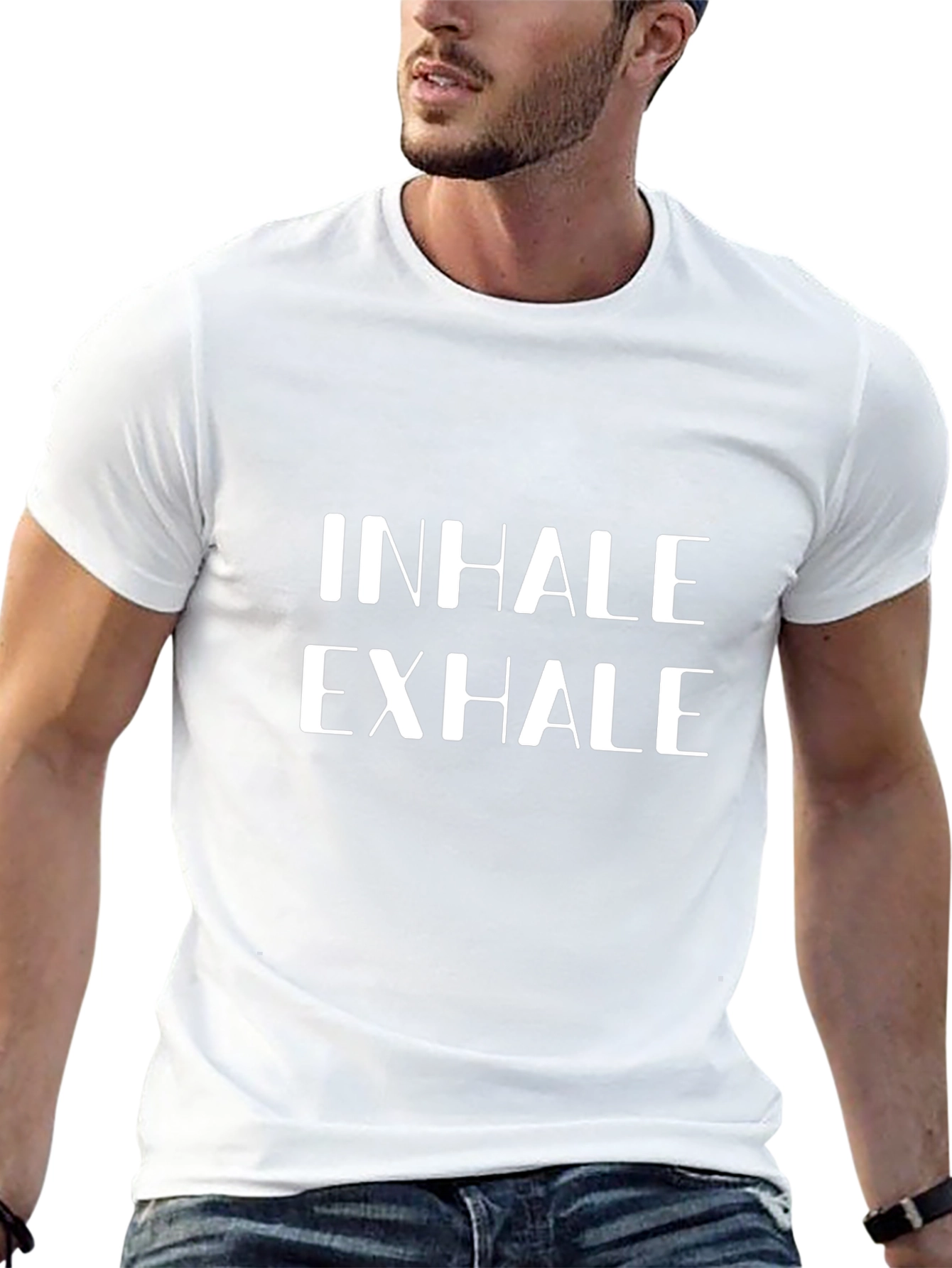 Inhale Exhale Graphic Tee - Breathwork Inspired Shirt
