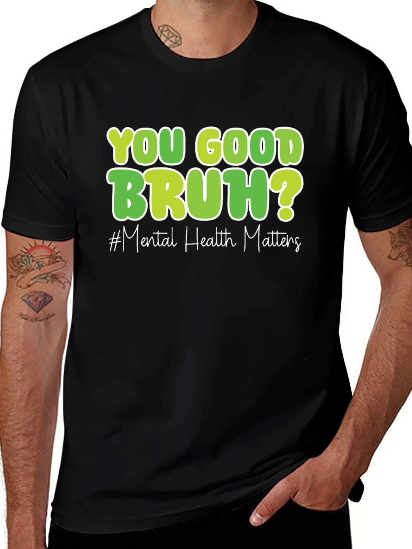 You Good Bruh? Mental Health Matters T-Shirt