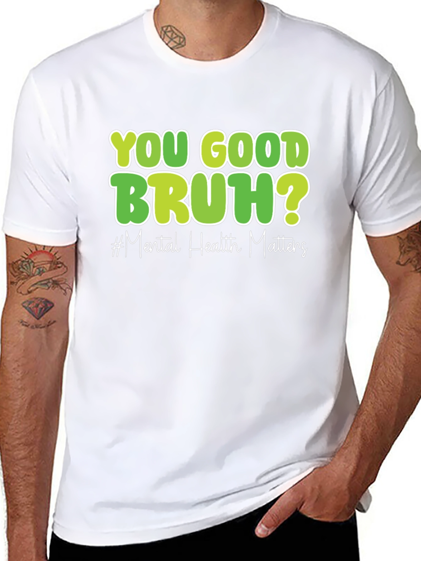 You Good Bruh? Mental Health Matters T-Shirt