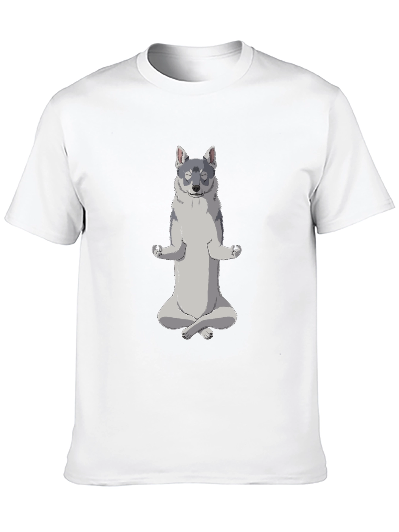 Yoga Dog Black T-Shirt - Meditating Canine Cool