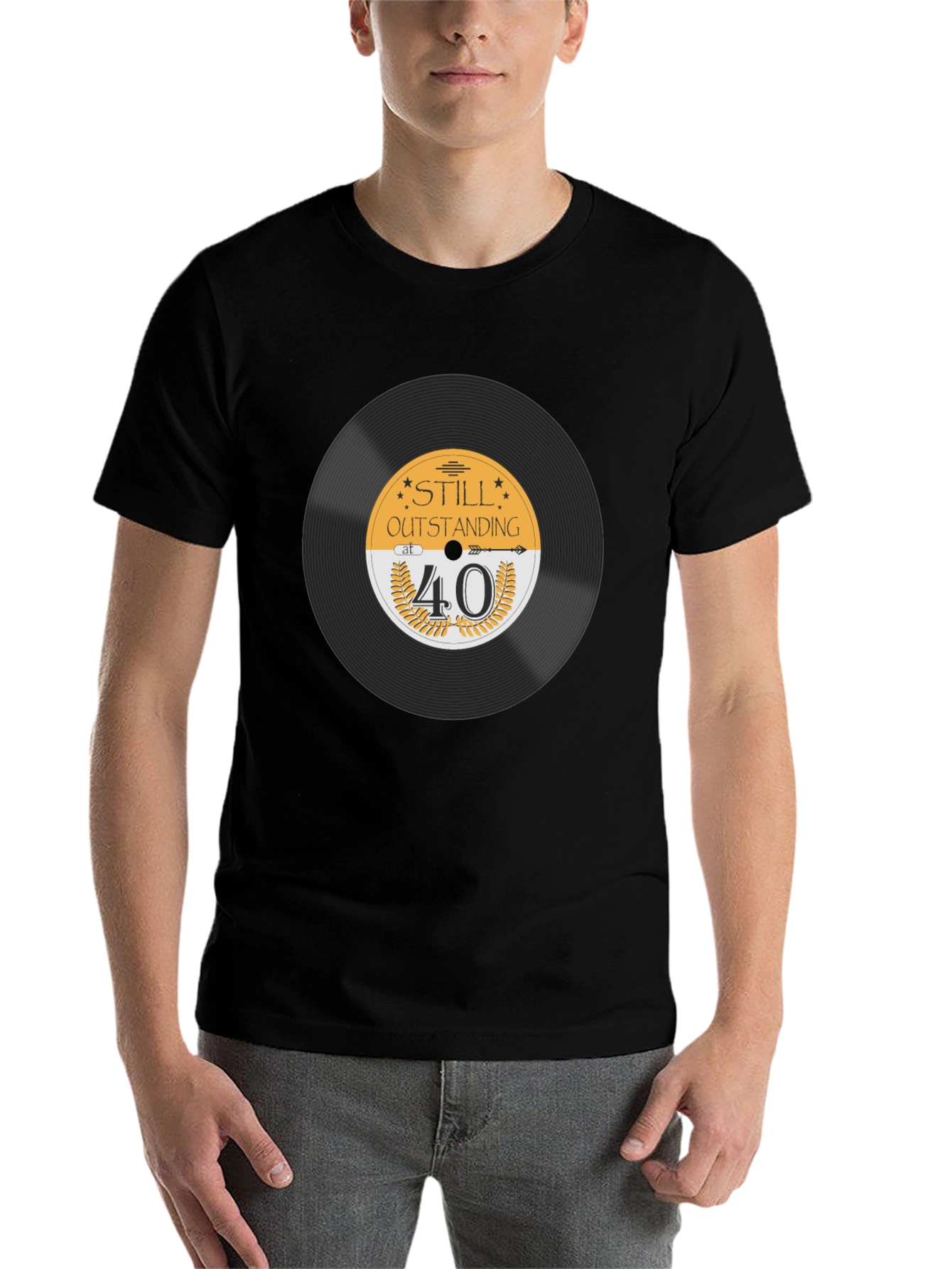 Still Outstanding at 40 Black T-Shirt