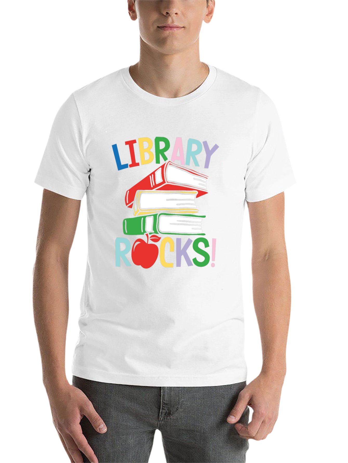 Library Rocks! T-Shirt - Book Lover Apparel