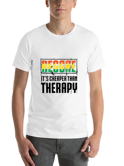 Reggae Cheaper Than Therapy Black T-Shirt