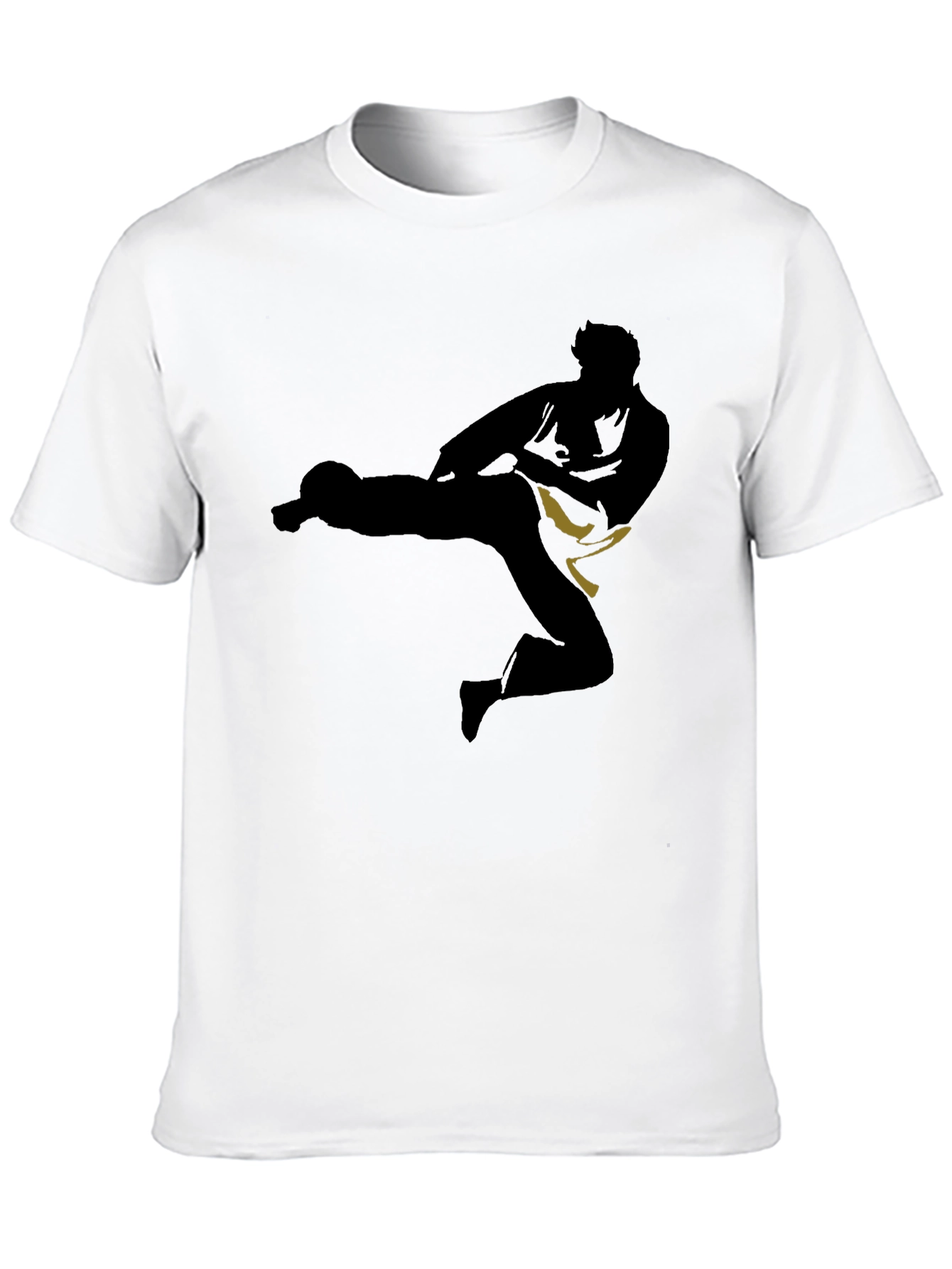Karate Silhouette Black T-Shirt