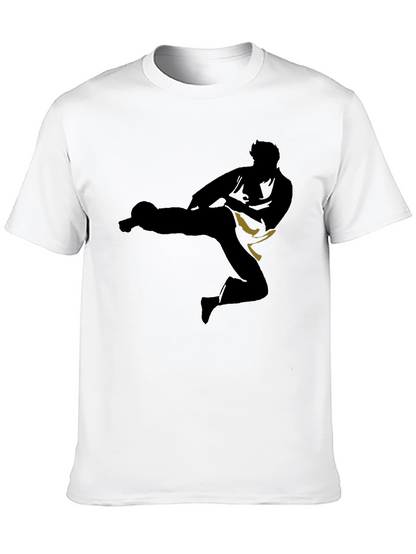 Karate Silhouette Black T-Shirt