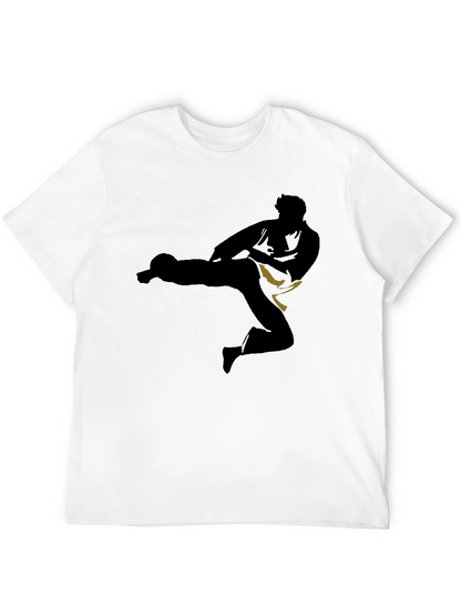 Karate Silhouette Black T-Shirt