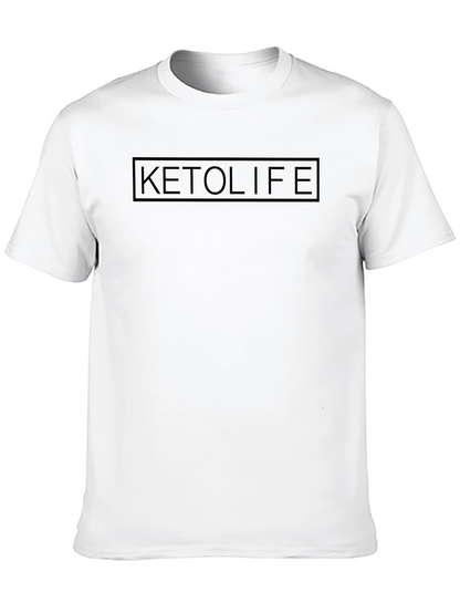 KetoLife Black Graphic T-Shirt