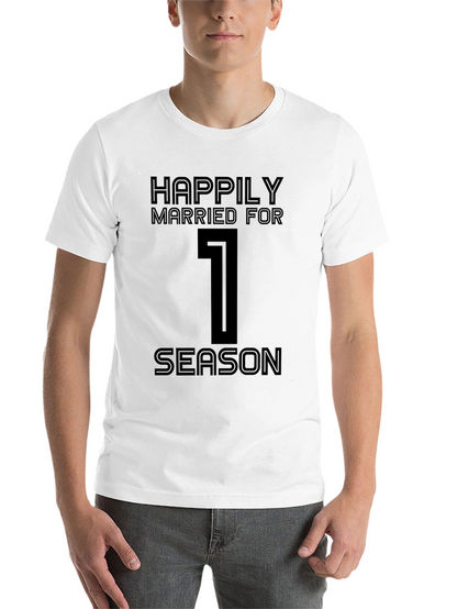 Happily Married For 1 Season Black T-Shirt