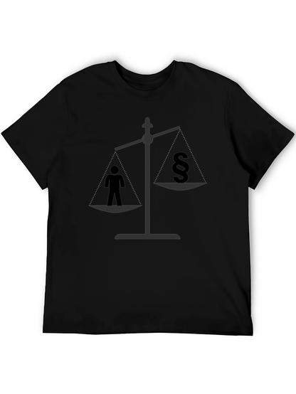 Law & Justice T-Shirt - Scales of Justice