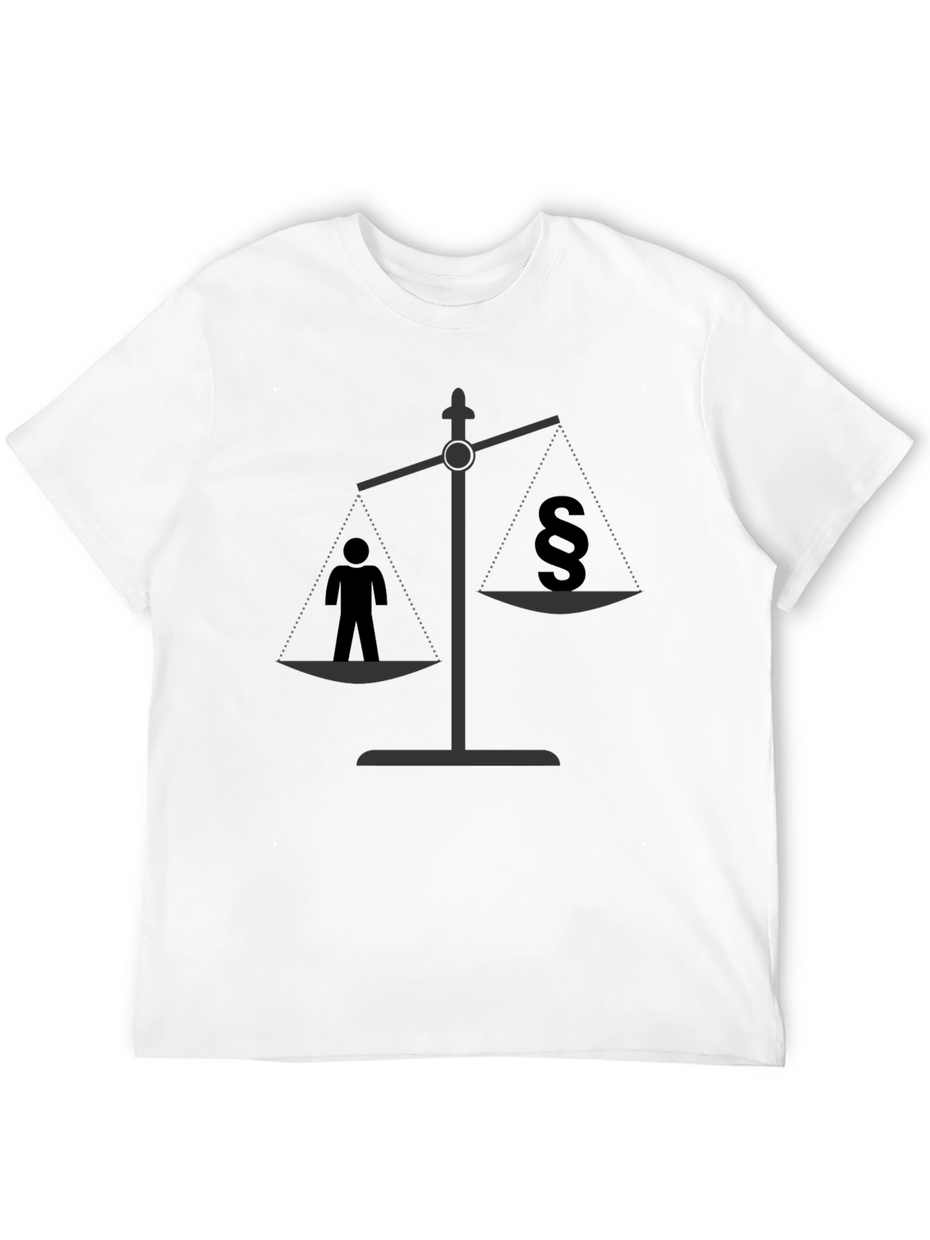 Law & Justice T-Shirt - Scales of Justice