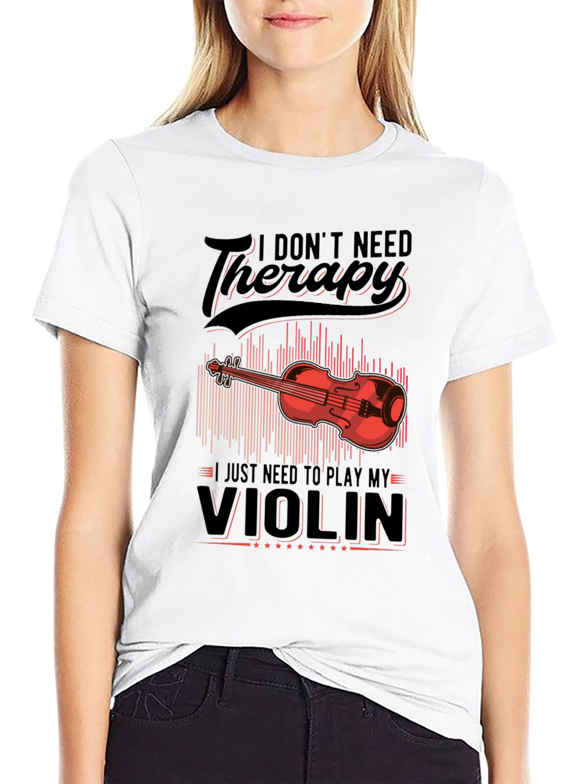 Therapy Violin T-Shirt