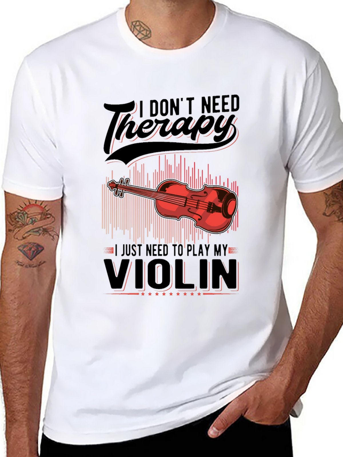 Therapy Violin T-Shirt