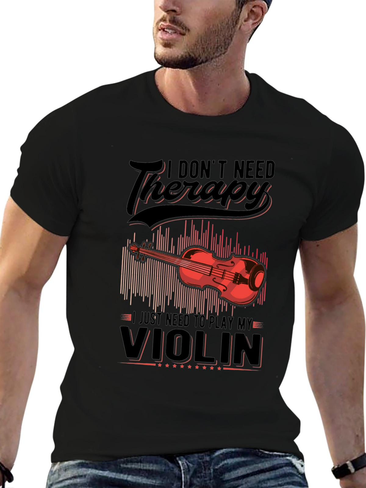 Therapy Violin T-Shirt