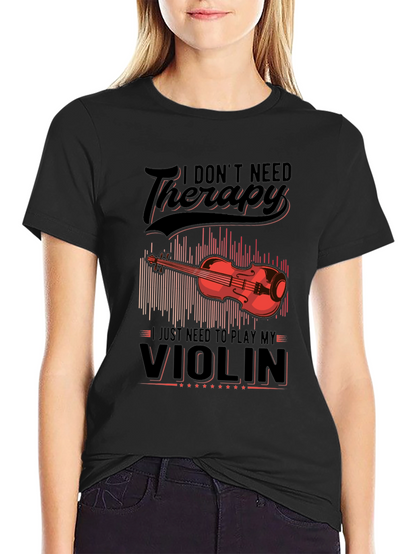 Therapy Violin T-Shirt