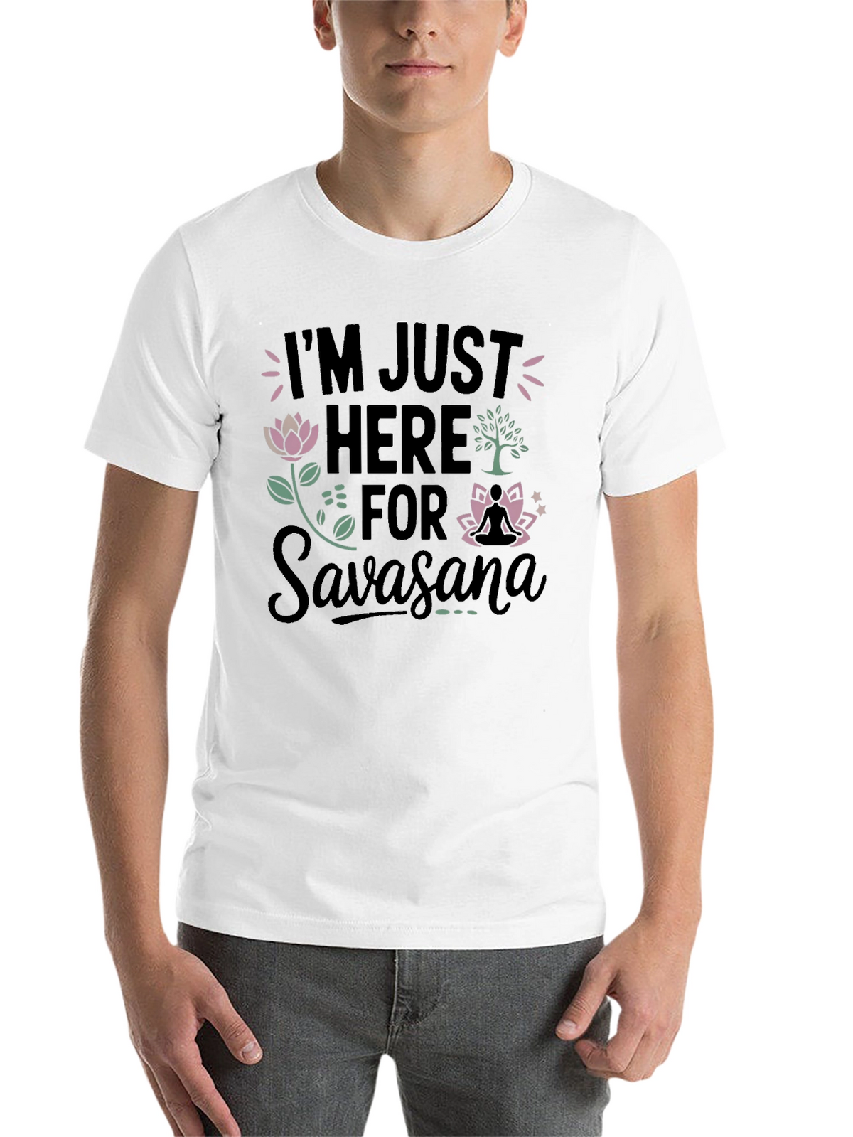 Yoga Savasana T-Shirt - Relax & Meditate