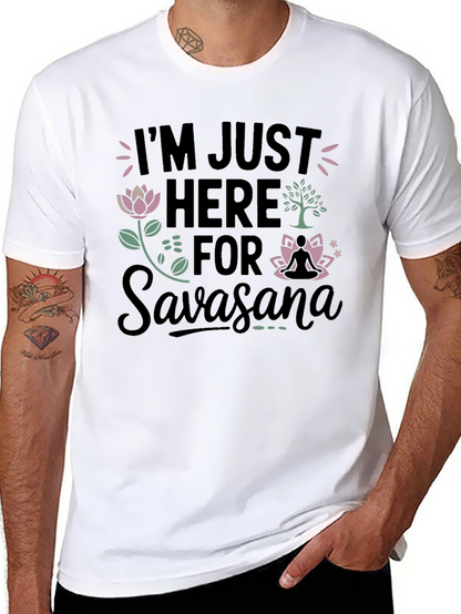 Yoga Savasana T-Shirt - Relax & Meditate