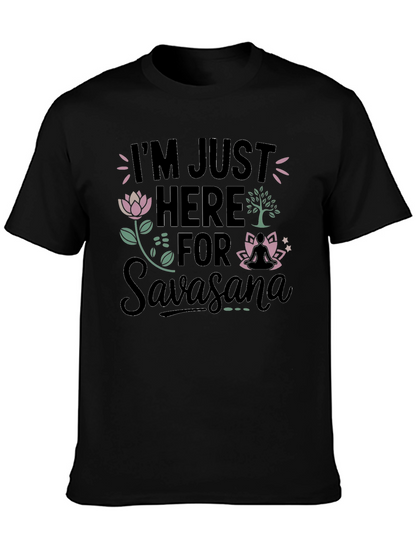 Yoga Savasana T-Shirt - Relax & Meditate