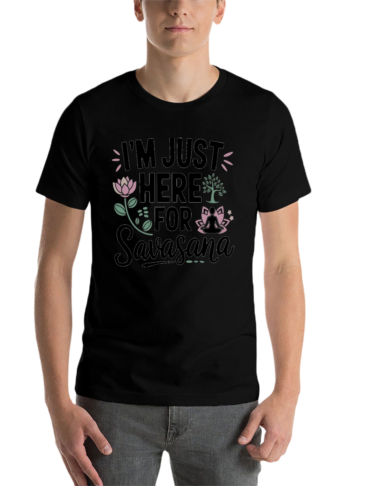 Yoga Savasana T-Shirt - Relax & Meditate