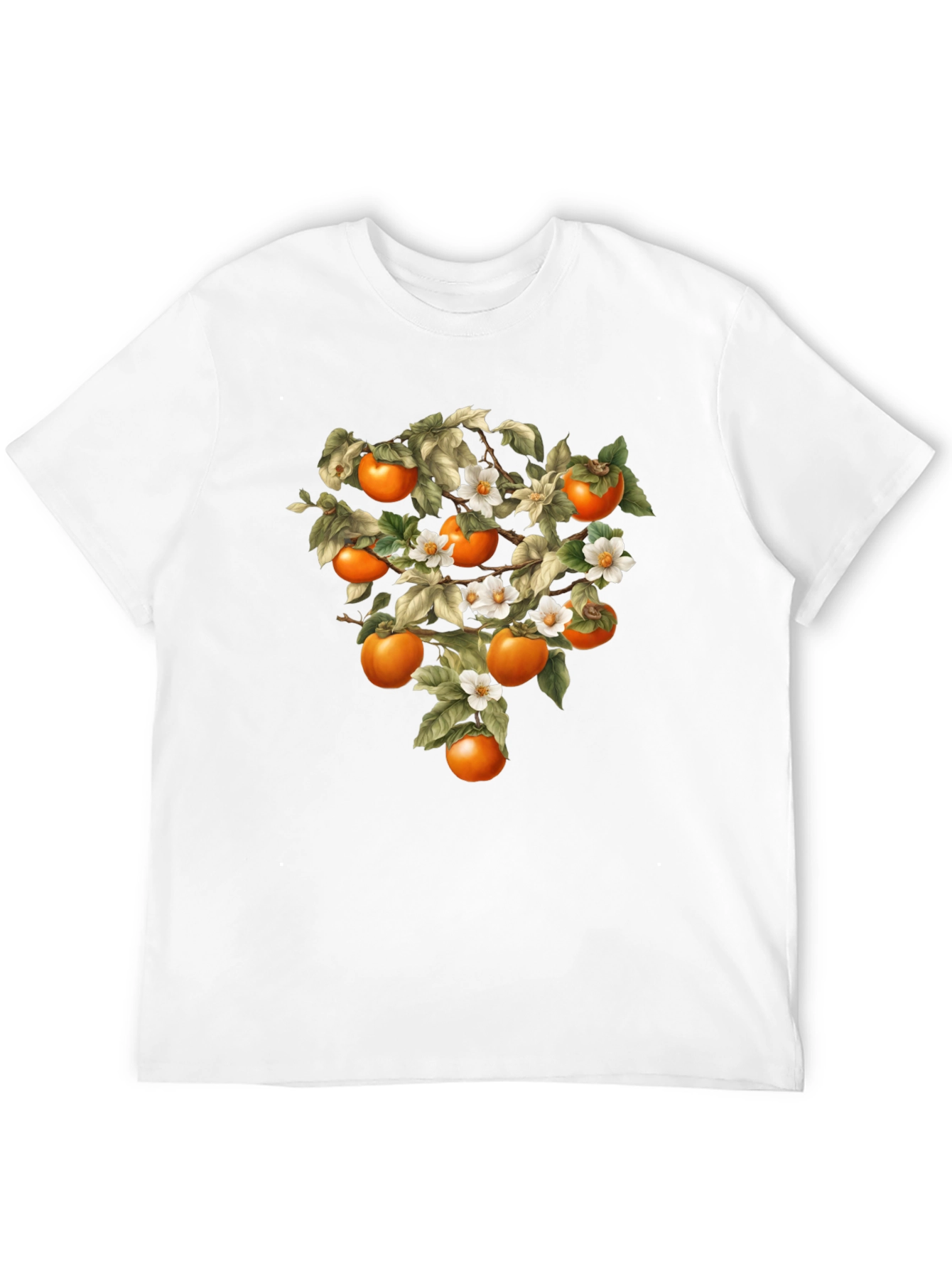 Botanical Persimmon Tree Graphic Tee